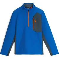 Spyder - Giacca di pile con mezza zip - Bandit 1/2 Zip Cobalt per Uomo - Taglia L - Blu