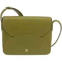 Dudu Toys Cefalonia Borsa a tracolla Vera Pelle 21 cm oliva