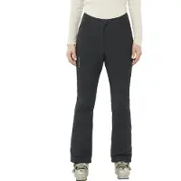 Salomon - Pantaloni da sci stretch impermeabili - Reason Pant W Deep Black per Donne - Taglia S - Nero