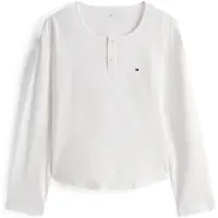 Tommy Hilfiger Gift Loose Tee Flnl Set Ecru/thin Stripe Rouge Taglia: L | Maglie a manica lunga Outlet | Donna | Marrone