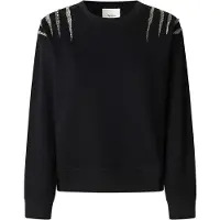 Pepe Jeans per donna. PL5800024 Felpa nera Barny (L), Nero, Casual, Cotone