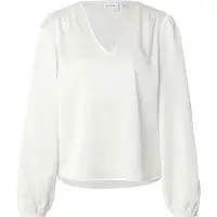 Vila Viellette V-neck Top A Maniche Lunghe