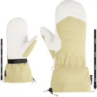 Ziener Women's Kilati Aquashield AW Mitten Glove Guanti Donna (6,5, beige/bianco)