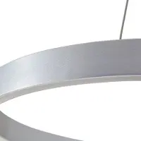 LUCANDE Apparecchio a sospensione LED Yonam, Ø 60 cm, 1 luce, alluminio, CCT