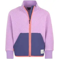 TROLLKIDS Girl's Vega Jacket Giacca in pile Bambini (122, fuchsia)