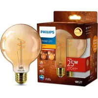 Philips Lampadina LED Globo E27 G95 3,1 W oro 1.800 K dimmerabile