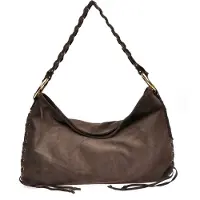 Sarya Couture OU Borsa A Mano In Pelle Cognac Scuro Donna — Borsa a mano