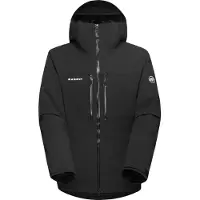 Mammut - Giacca termica da sci isolante e impermeabile - Stoney HS Thermo Hooded Jacket Men Black per Uomo - Taglia XL - Nero