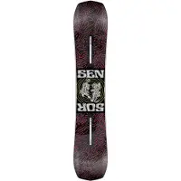 Nidecker - Snowboard all-mountain freestyle da donna - Sensor Women 2026 per Donne in Legno - Taglia 153 cm - rosso