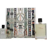 Hermès Paris Terre d'Eau de Toilette 100ml Set 3 pezzi Unisex — Eau de Toilette