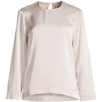 AllSaints Leanne Top Antique White Taglia: 6 | Maglie a manica lunga Outlet | Donna | Bianco