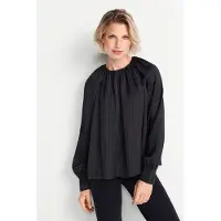 Rich & royal Plissee Blouse Black Taglia: 34 | Magliette intime Outlet | Donna | Nero
