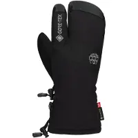 686 - Guanti a tre dita isolanti e impermeabili e traspiranti in GORE-TEX - M Gore-Tex Linear Trigger Mitt Black - Taglia XL - Nero
