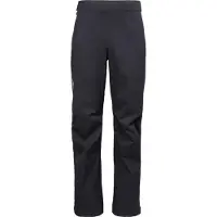 Black Diamond - Pantalone impermeabile e traspirante - M Fineline Stretch Full Zip Pants Black per Uomo - Taglia XS - Nero