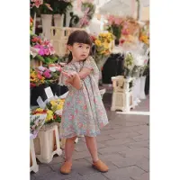 Louise Misha Dress Siloé Water Flowers Taglia: 6M | Vestiti Outlet | Unisex