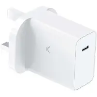 Ksix Caricabatterie Da Parete Usb-c Pps Pd 30w