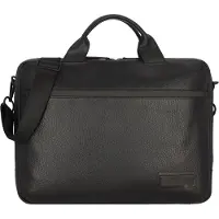 Jost Stockholm Cartella Vera Pelle 37 cm Vano porta PC nero