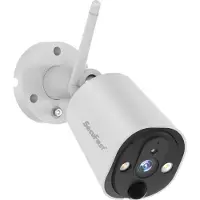 SecuFirst 2K: Telecamera aggiuntiva bianca per set di telecamere di sicurezza da esterno