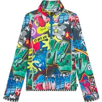 WeeDo Kid's Cosmo Sprayprint Thermoshirt Maglia funzionale Bambini (140, variopinto)