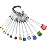 Black Diamond Stopper Set Pro Blocco da incastro (Set Größe 1-13 inkl. Karabiner, mulitcolor)