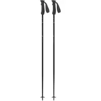 Komperdell - Bâtons de ski - Carbone Pure Black in Alluminio - Taglia 125 cm - Nero