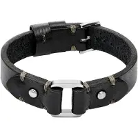 Fossil Men's robust leather Bracciale JF04946040