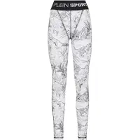 Plein sport Leggings nero / bianco