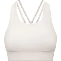 Plein sport Top sportivo cropped slim fit in jersey con spalline incrociate