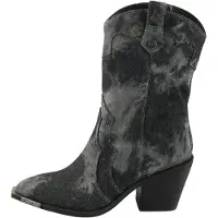 Buffalo Stivale da cowboy grigio / nero