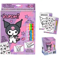 Kuromi Set Da Colorare Con Matite Colorate
