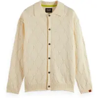 Scotch & Soda Open Work Long Sleeve Shirt Eggnog Taglia: XL | Maglioni a maglia Outlet | Uomo