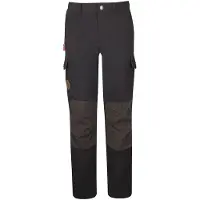 TROLLKIDS Kid's Trollheimen Pants Pantaloni da trekking Bambini (140, grigio/nero)