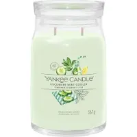 Yankee candle Signature Cooler Limonata alla Menta e Cetriolo 567 g — Candela