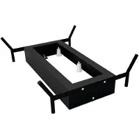 Hak Telaio da bagno REDUTA 150x75 cm, nero opaco