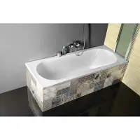 Hak Handelsagentur Koch Vasca JIZERA 150x70x39cm senza piedini, bianco