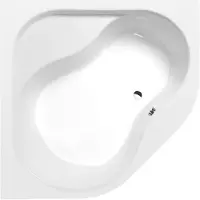 Hak Handelsagentur Koch Vasche da bagno Polysan - Vasca da bagno angolare EDERA, 1520x1520x540 mm, bianco 91111