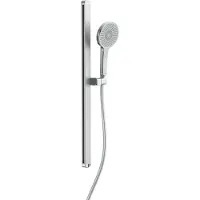 Schutte Set doccia KARIBIK, cromo/grigio chiaro, ovale