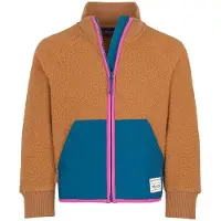TROLLKIDS Girl's Vega Jacket Giacca in pile Bambini (92, arancione)