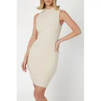Guess Marciano By Marti Allover Logo S Eggshell Ecru Taglia: 38 | Abiti Mini Outlet | Donna | Marrone