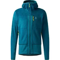 Haglöfs Vassi Mid Hood Giacca in pile Uomo (XL, blu)
