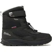 Jack Wolfskin Kid's Polar Bear-B Texapore High VC Scarpe invernali Bambini (33, nero)