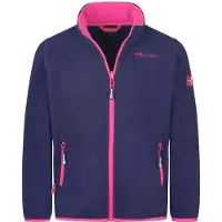 TROLLKIDS Girls Oppdal Jacket XT Giacca in pile Bambini (110, blu)