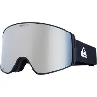 Quiksilver - Maschera da sci/snowboard - Storm MG Goggles Black/ Black Clux Ml Silver S3 - Nero