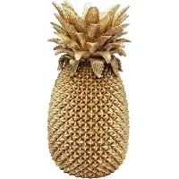 Kare Vaso decorativo ananas, altezza 50 cm, poliresina, fatto a mano