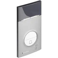 Bticino Posto esterno audio LINEA 3000 2 fili, 1-2 pulsanti di chiamata, 1/2 casa familiare, resistente alle intemperie IP54 resistente agli urti IK10, 343071