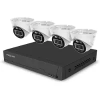Foscam FN9108E-T4-2T LAN IP-UEberwachungskamera-Set 8-Kanal mit 4 Kameras