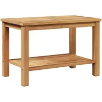 vidaXL Tavolino con contenitore , marrone, 70 x 40 x 45 cm, in legno massello di teak