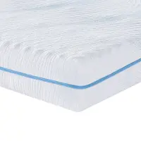 vidaXL Materasso a supporto medio, 140 x 190 cm, bianco