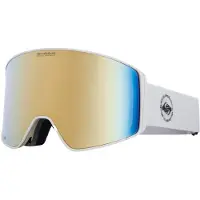 Quiksilver - Maschera da sci/snowboard - Storm MG Goggles Bone White/Clux Ml Gold S3 - Bianco