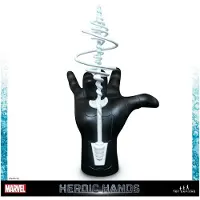 Diamond Select Statua Mani Eroiche A Grandezza Naturale 1b Completo Nero Spiderman Marvel 26 Cm